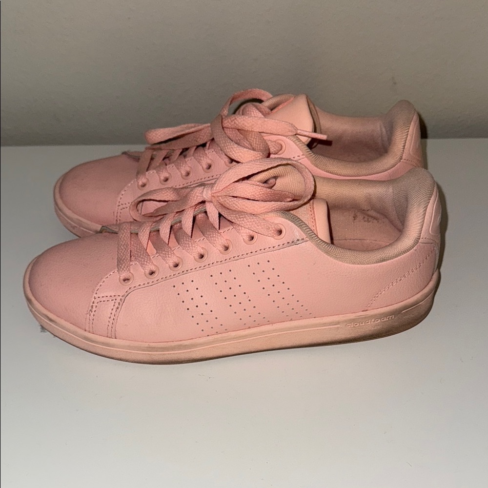 Adidas Women's Pink Sneakers cloudfoam 8